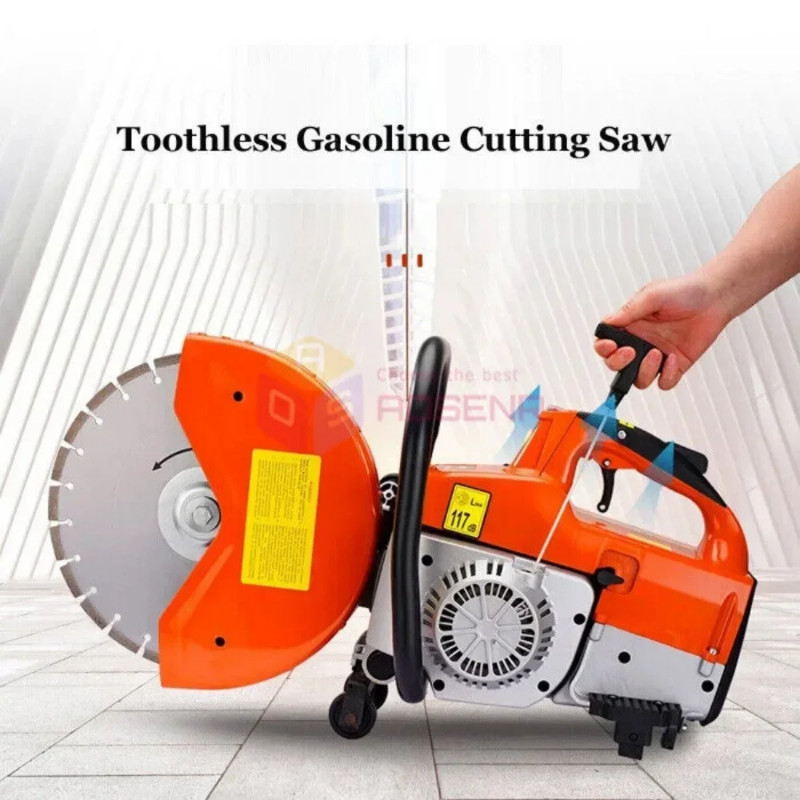 Portable Toothless Cutting Saw High Power Concrete Cutting Saw Gasoline ...