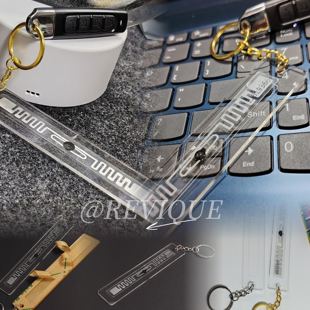 RFID Keychain Gold Ring Holder Gantungan Kunci RFID Emas (Touch n Go ...