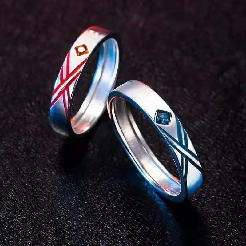Anime Darling In The Franxx Ring HIRO ZERO TWO Cosplay Open Adjustable ...
