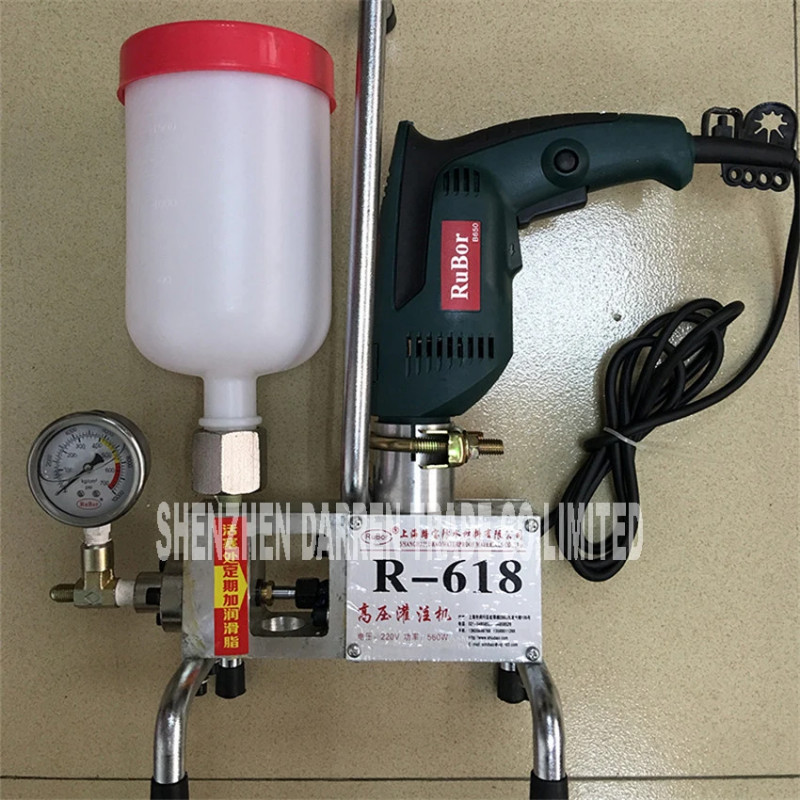 R-618 220V ELECTRIC Grouting machine EPOXY INJECTION PUMP POLYURETHANE ...