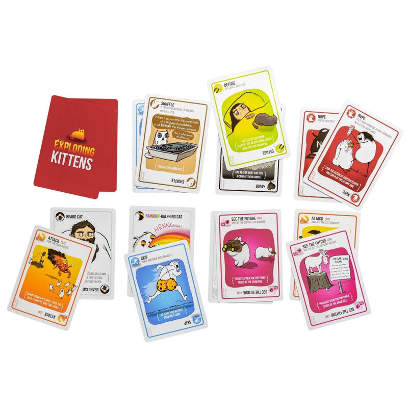 Card Game Exploding Kittens 2 Player Edition | Shopee Malaysia