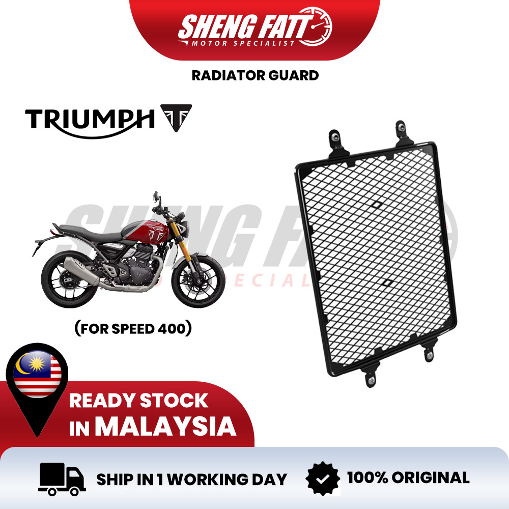 Triumph Radiator Guard Premium Engine Protection, Durable & Stylish for ...