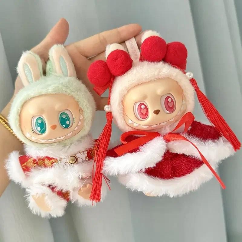 17cm Labubu Plush Doll Traditional Costume - General main image 1