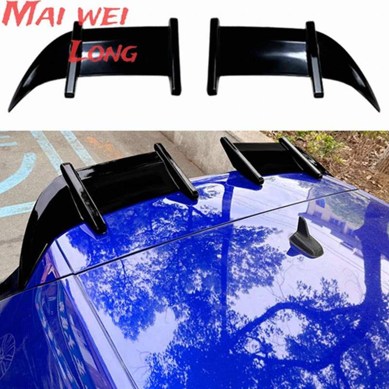 For VW Golf MK7 GTI Golf 7.5 TDI TSI R-Line Rear Spoiler Wings AK Style ...