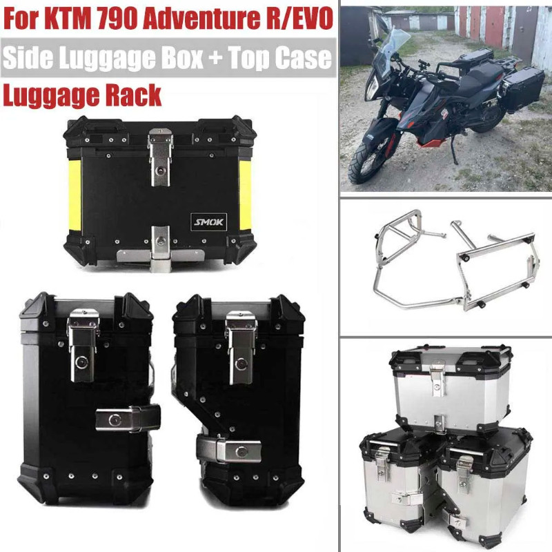 38L 45L For KTM 790 ADV Adventure R EVO Motorcycle Top Side Luggage Box ...