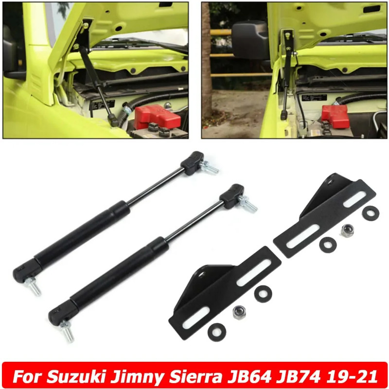 2pPCS/SET Front Hood Lift Support Gas Struts Spring Damper Rods For ...