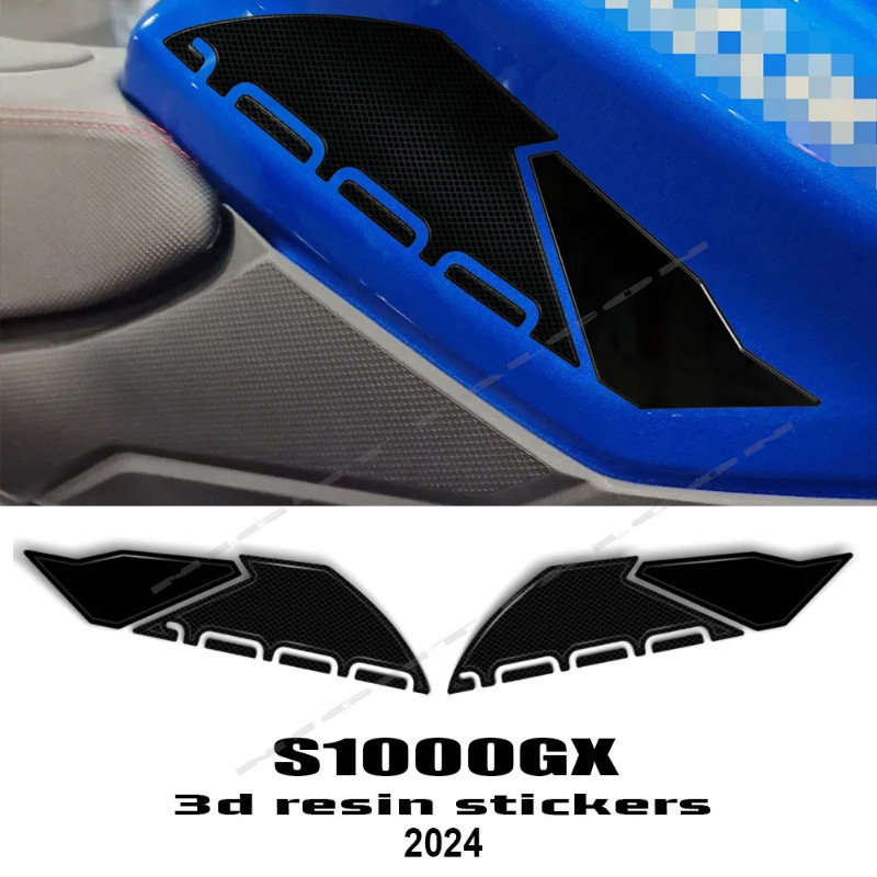 NEW GSX-S1000GX Motorcycle Accessories 3D Stickers Tank Side Protectors ...