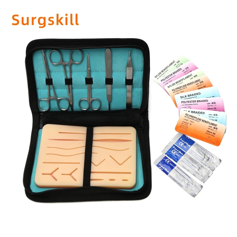 Surgical Suture Practice Kit For Medical Training, Suturing Pad With ...