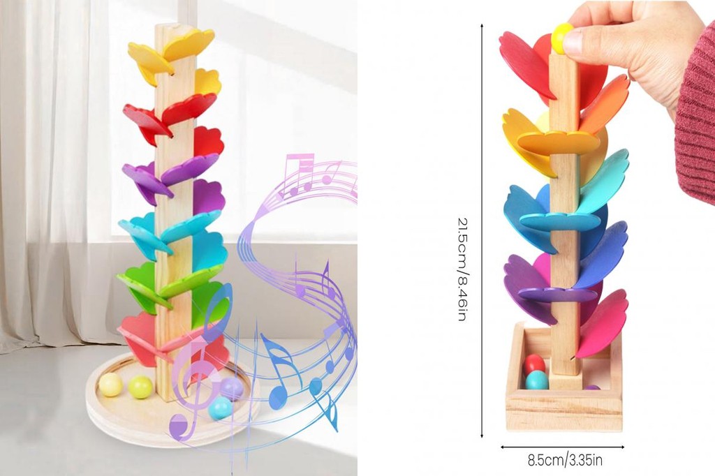 [Nice] Colorful Leaf Music Tree Boys Girls Sound Tree Colorful Musical ...