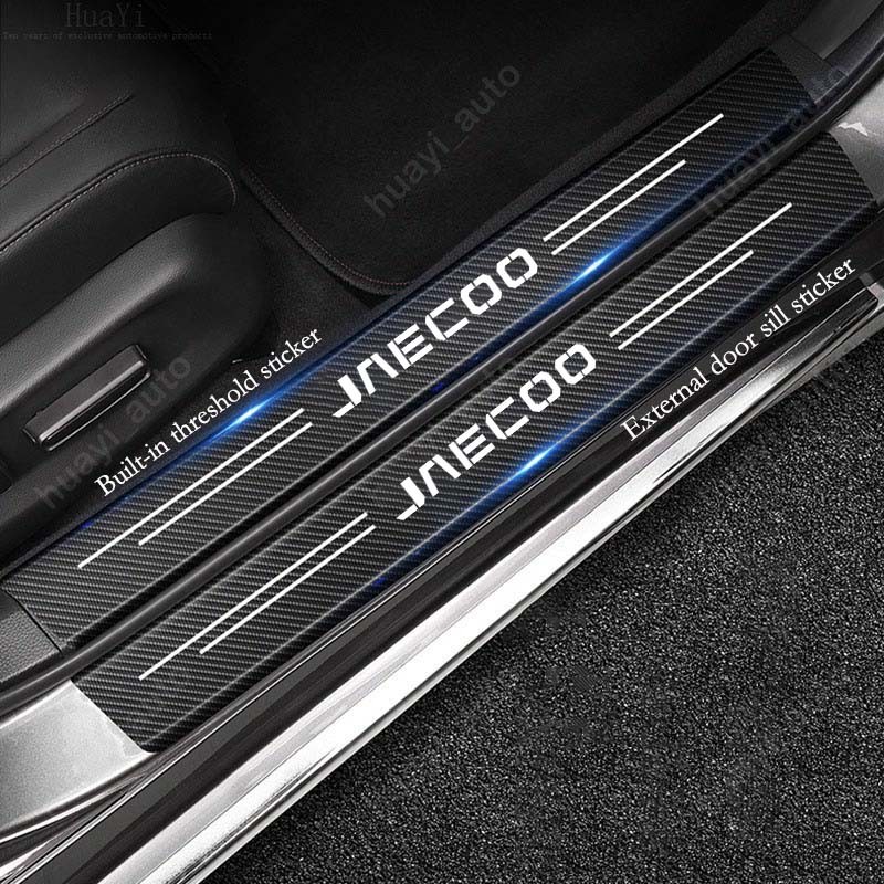 For CHERY JAECOO J7 2023 2024 2025 Door Sill Scuff Plate Guard Stainless Steel Kick Pedal Sticker Car Styling Accessories