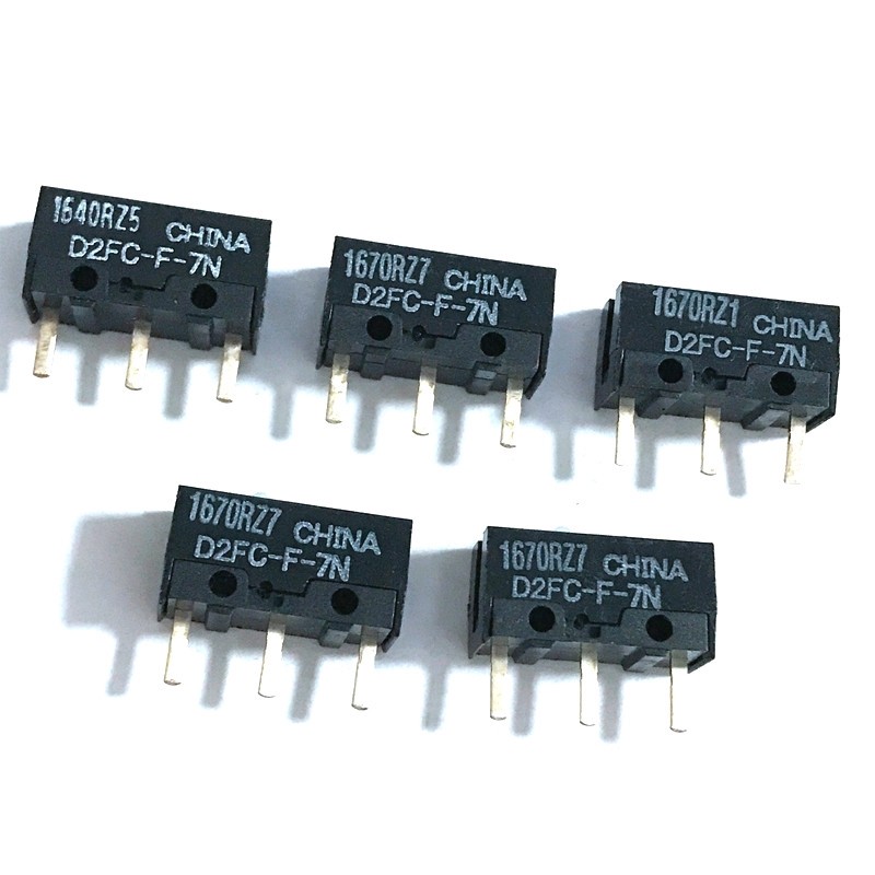 in stock 5pcs OMRON Mouse Micro Switch D2FC-F-7N Mouse Button Fretting ...