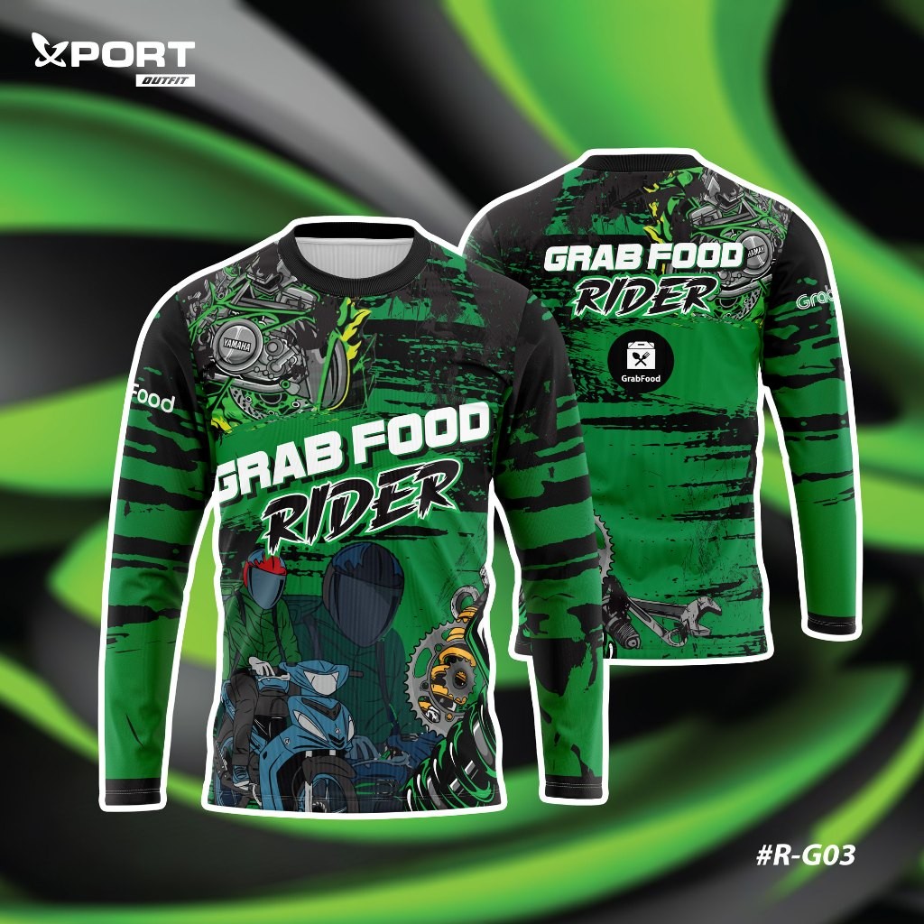 BAJU RIDER/SUBLIMATION/GRAB JERSI/TSHIRT RIDER/KALIS AIR MICROFIBER ...