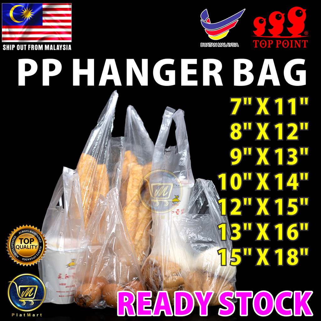 PlatMart - [READY STOCK] TOP POINT PP Clear Transparent Singlet Food ...