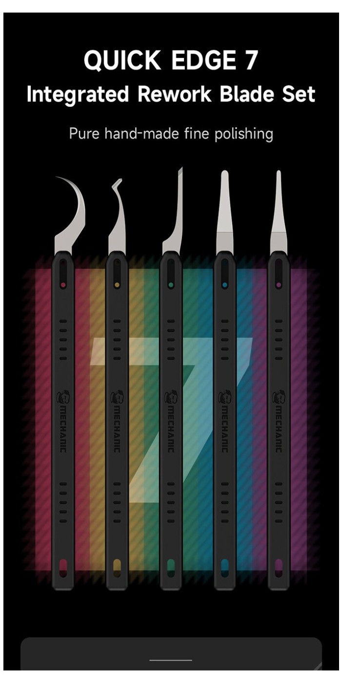 MECHANIC Integrated Rework Blade Set Quick Edge 7 Multifunction Durable ...