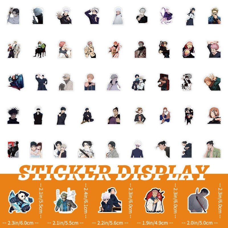 New hot selling mixed anime stickers featuring a variety of anime ...