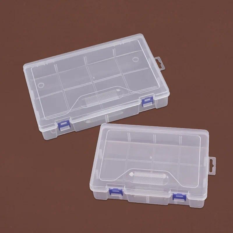 Plastic Storage Containers Box with Lid Big Capacity Clear Rectangle ...