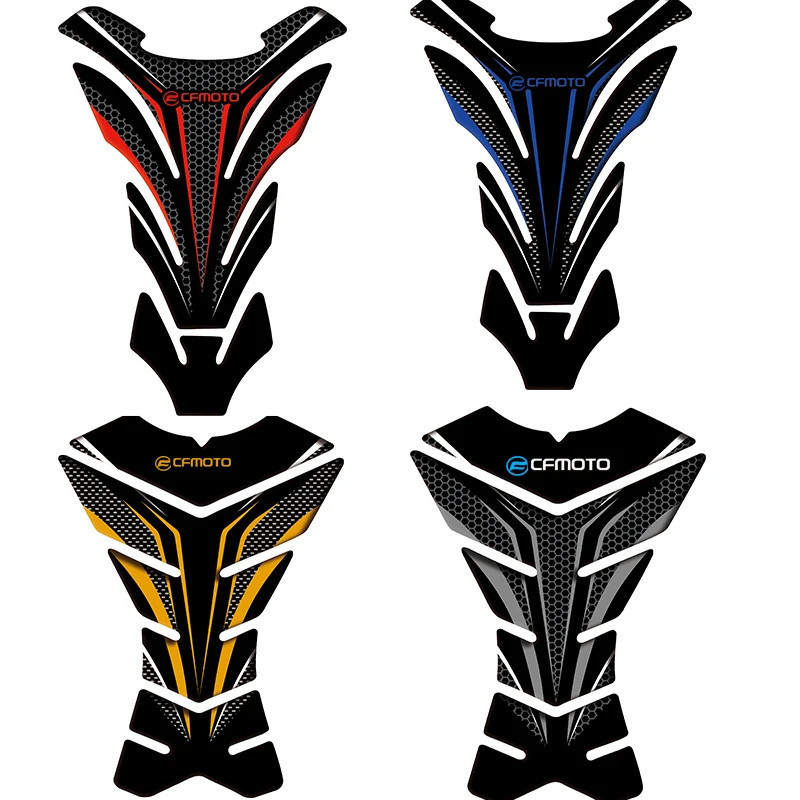 QIUMING Motorcycle Carbon Tank Sticker Fuel Oil Gas Tank Pad Paint Protection fo