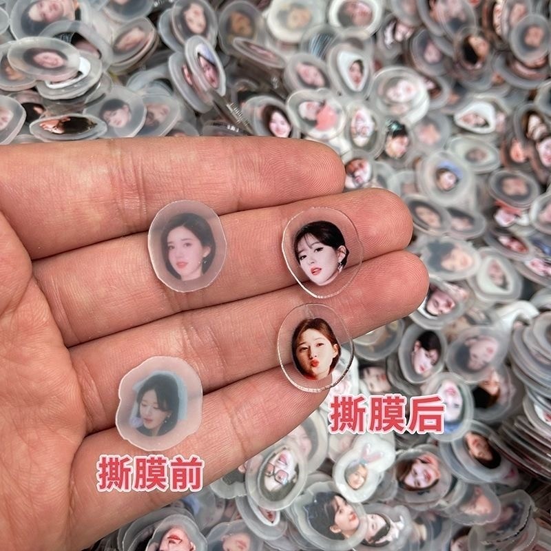 Custom Rocker Case Acrylic Sheet for Idol Cartoon Baby Head Portrait ...