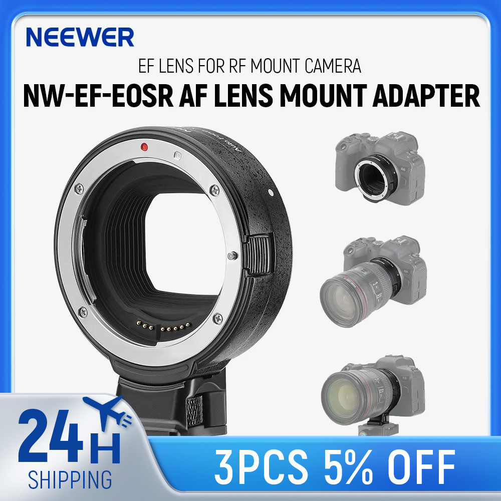 NEEWER EF to EOS R Mount Adapter, EF/EF-S Lens to RF Mount Camera ...