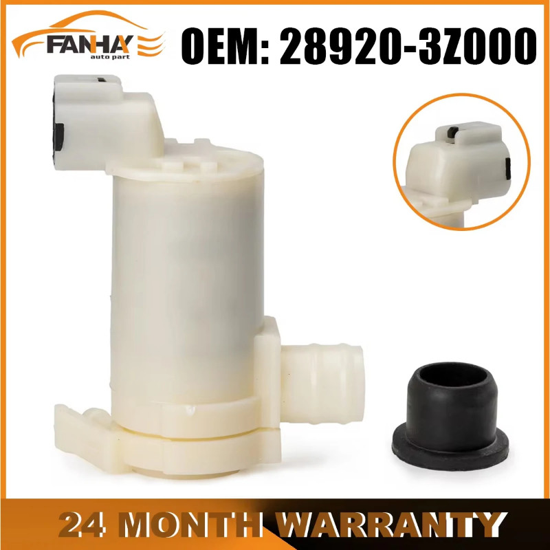 Windshield Washer Fluid Pump With Seal For Nissan GT-R, Versa, 350Z, 370Z - Multiple Part Numbers
