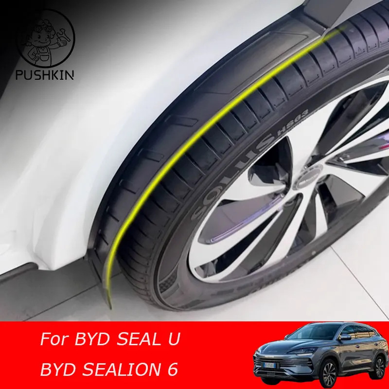 For Byd Seal U Sealion 6 Ev 2024 2025 Car Rear Wheel Arch Flare Fender 