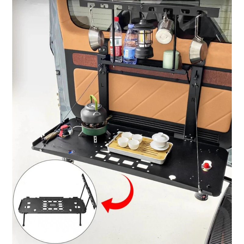 Fit For BYD YangWang U8 Look Up Off-road Tailgate Storage Rack Folding ...