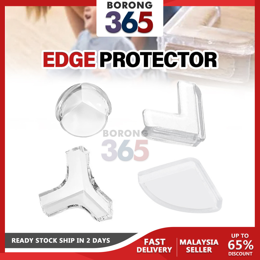 Borong365 Transparent Edge Protector Pelindung Bucu Baby Safety Corner ...