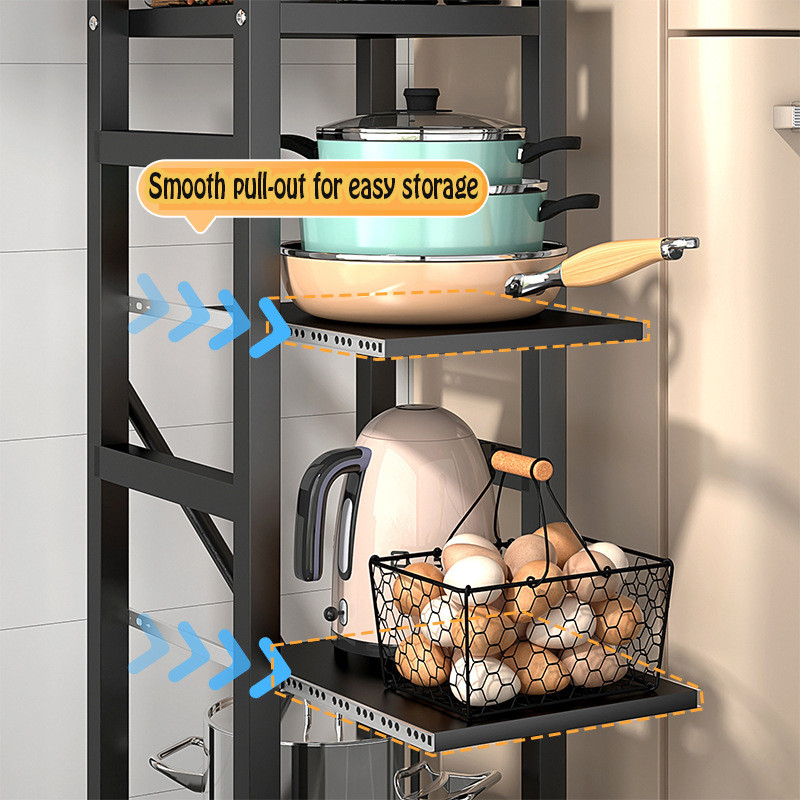 GDeal 3/4/5 Layer Kitchen Shelf Microwave Oven Storage Rack Cabinet ...