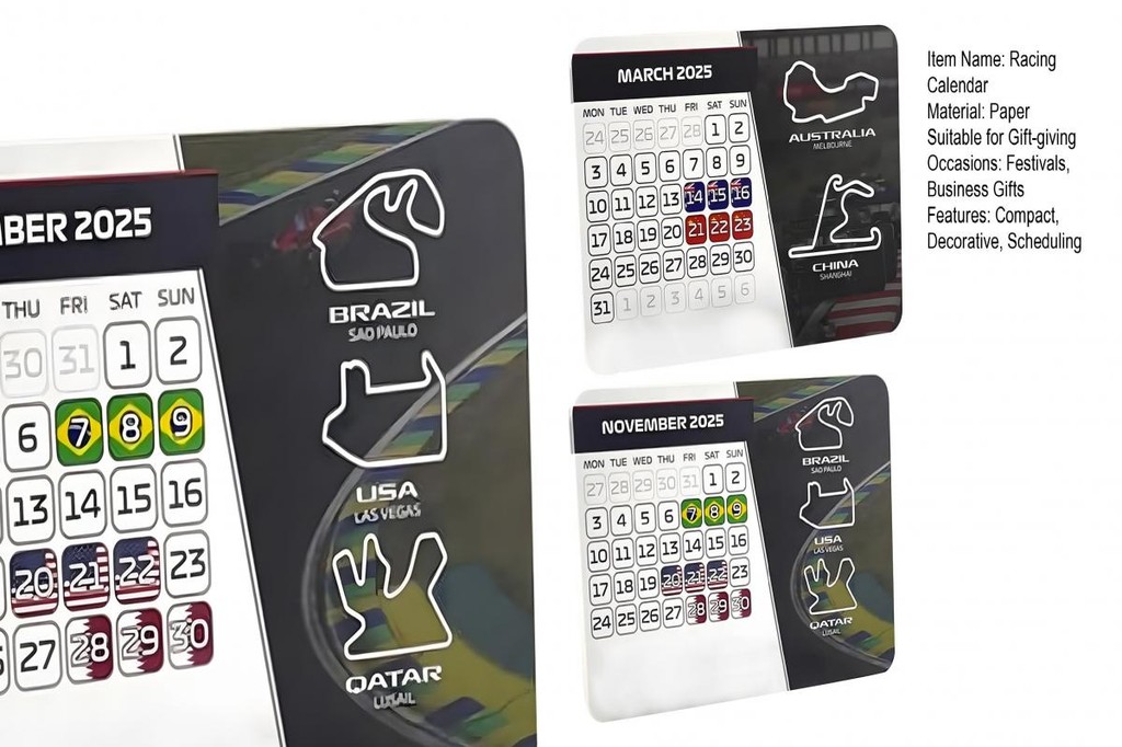 Car Enthusiast Calendar 2025 Racing Schedule Organizer 2025 Racing ...