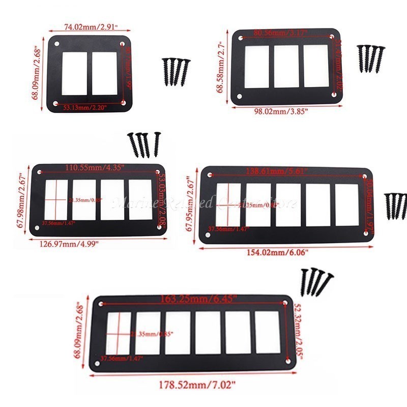 1 X Rocker Switch Logo FAN OVERRIDE Pattern Car Boat Blue Led 5 Pin ...