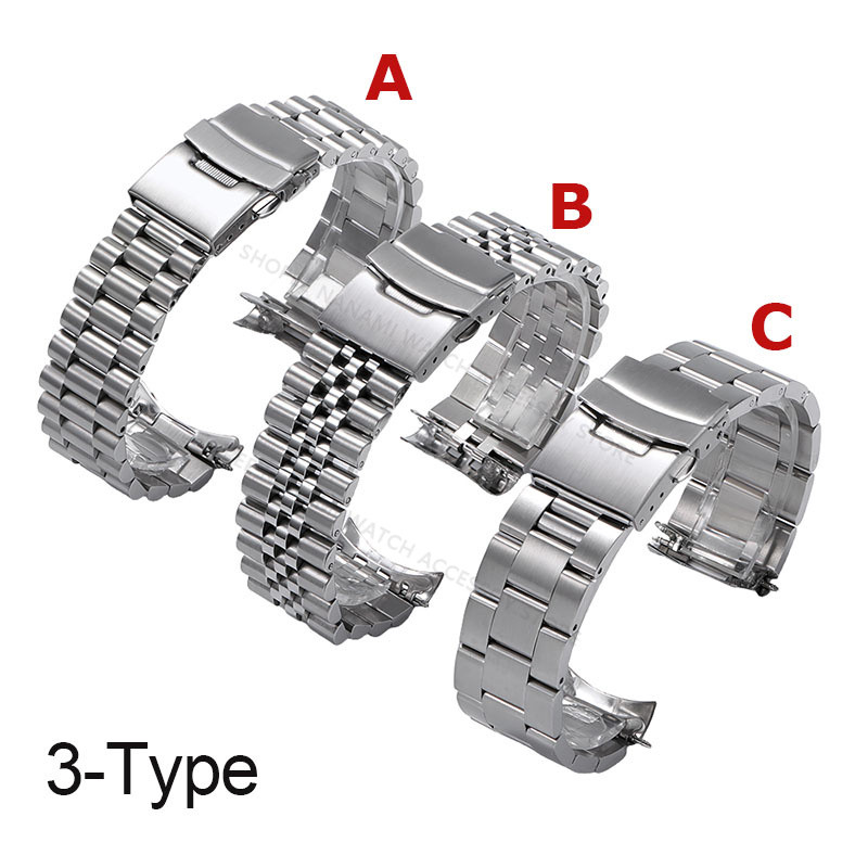 Best Buy Elegance Stainless Steel 24 mm Watch Band 1852_BLK_K0015914