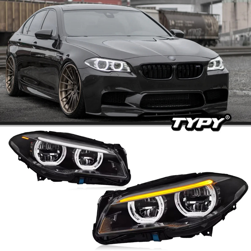 TYPY Car Headlights For BMW 5 Series F10 2010-2016 LED Car Lamps ...