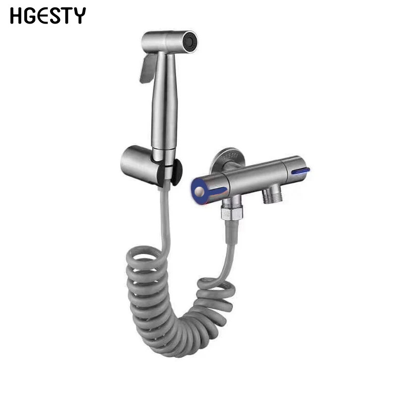 Stainless Steel Toilet Bidet Tap Jet Set Hand Held Shower Bathroom ...