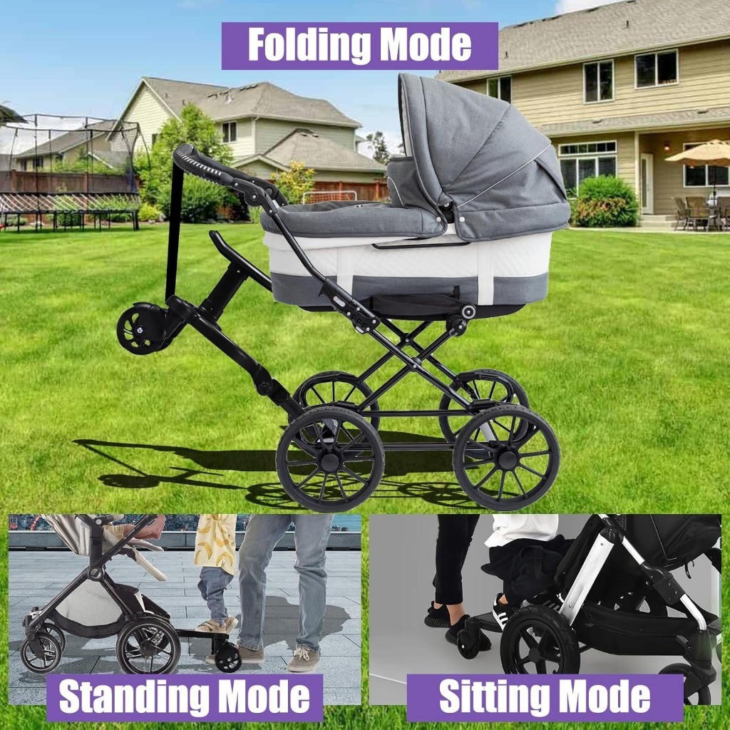Baby Stroller Buggy Board Connector Stroller Standing Step Board Pedal ...