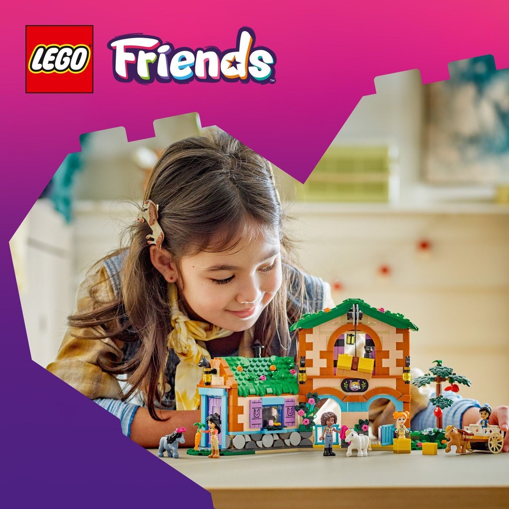 LEGO 42654 Friends Pony Ranch & Stable Building Toy Set (727 Pieces ...
