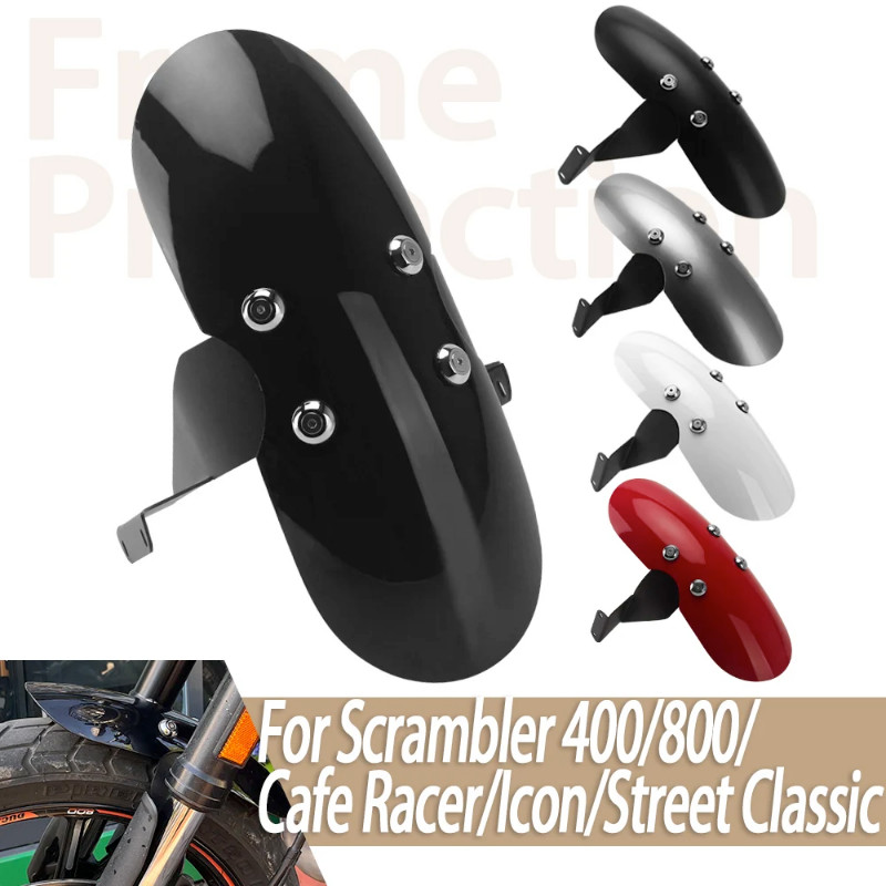 Motorcycle Front Fender Mudguard Cover Red Splash Guard Mud Flap ...
