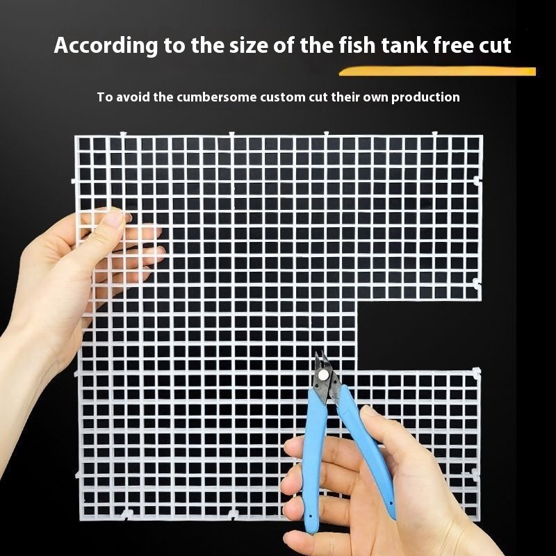 Cuttable Fish Tank Grid Board Cover Plate Anti-jumping Net Isolation ...