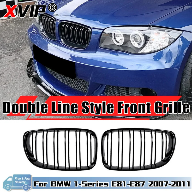 For BMW E81 E87 E82 E88 128I 130I 135I Car Front Bumper Kidney Grille ...