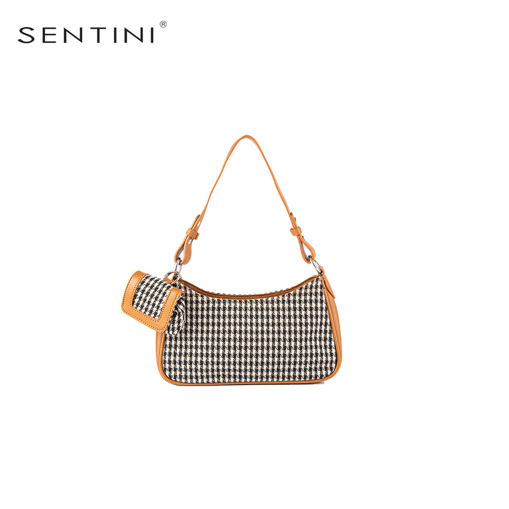 SENTINI Kallie Beg Bahu Wanita - Hitam / Coklat STB-144 | Shopee Malaysia