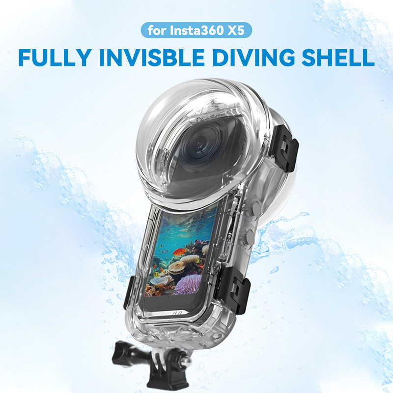 Voir Waterproof Protective Case For Insta360 GO2 Camera - 30m Depth, Diving Shell With 1/4" Mount - View #7