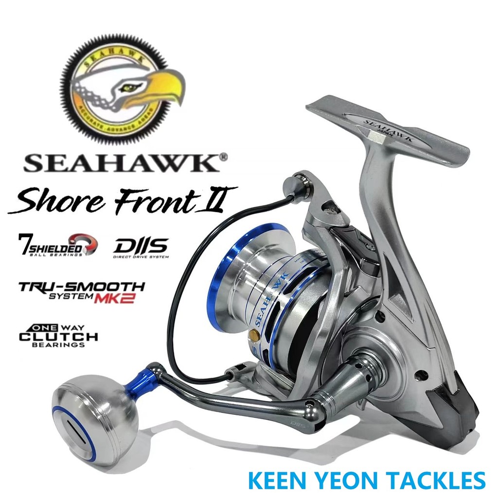 SEAHAWK SHORE FRONT II 5500 FISHING REEL (SPINNING) | Shopee Malaysia