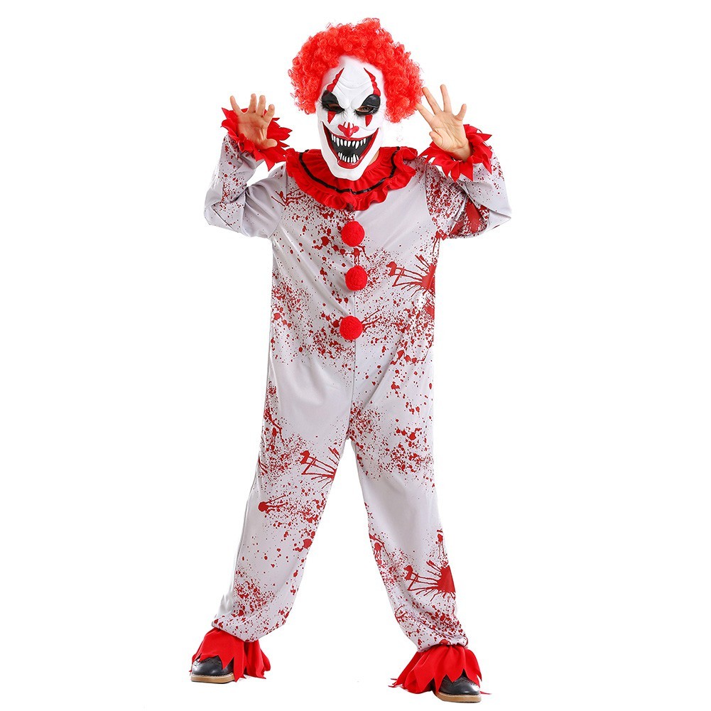 Zombie Clown Child Boy's Costume