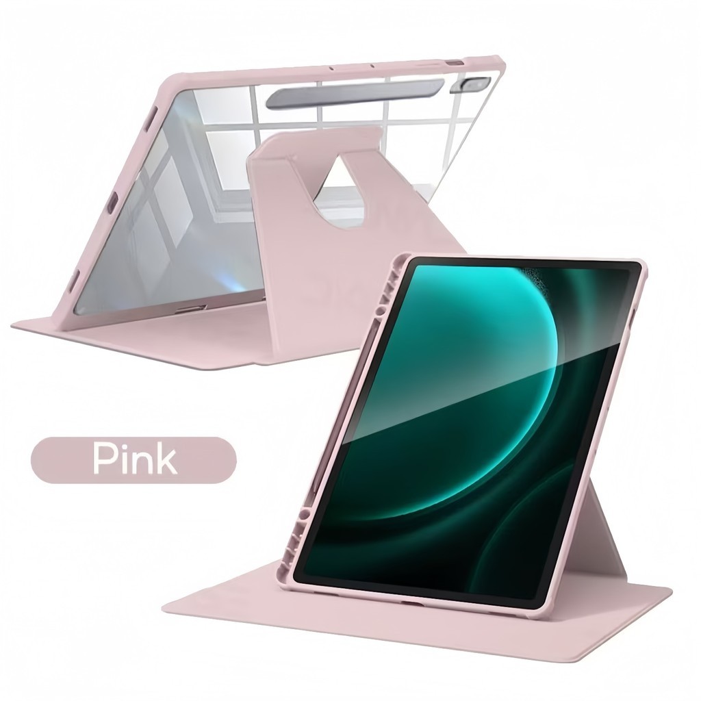 360° Rotation Acrylic For Samsung Tab Case S10 A9 S9 S8 S7 Plus 11 FE ...