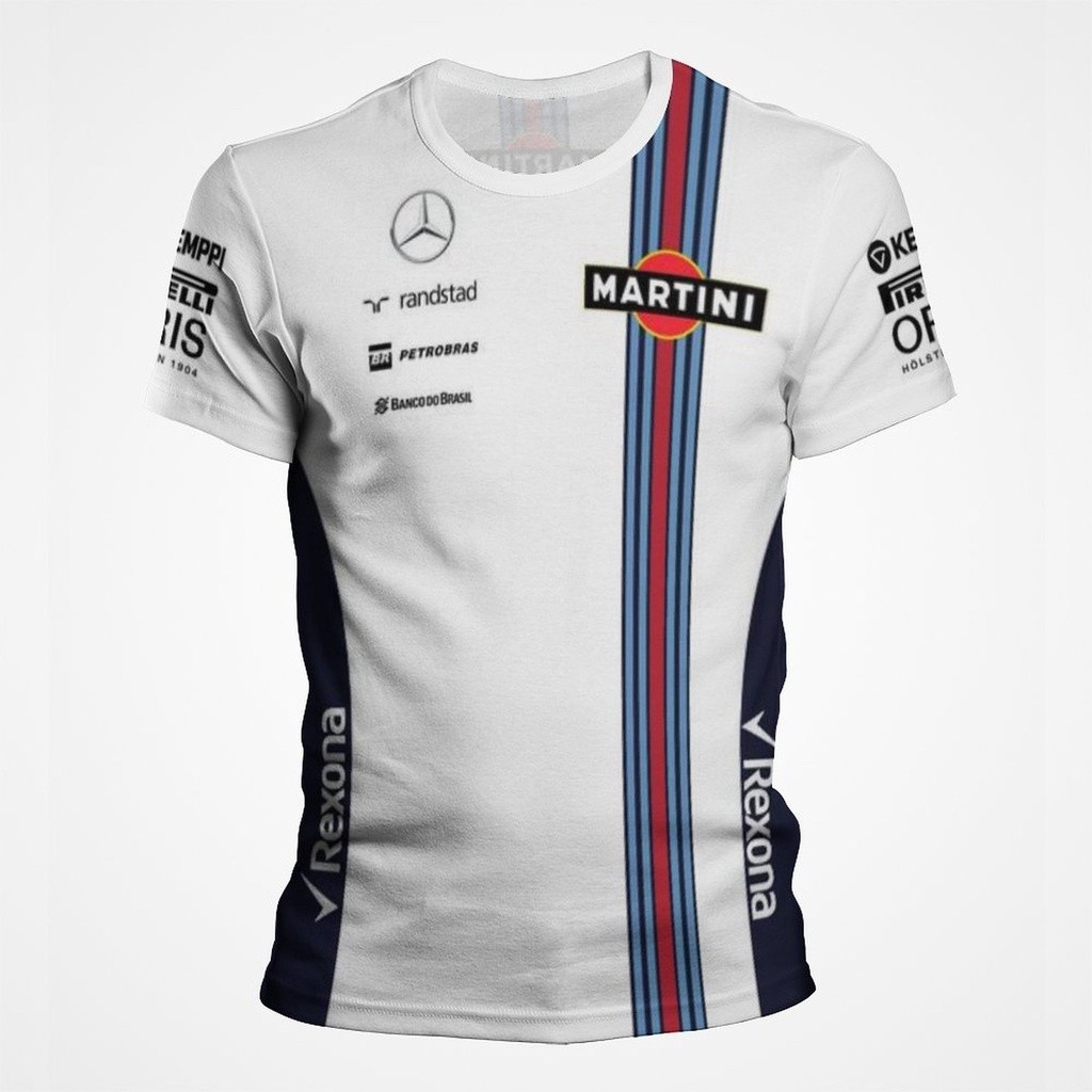 Williams Martini F1 T-Shirts (white ) | Shopee Malaysia