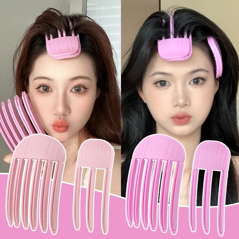 Wind Plastic Comb Korean 2024 New High Skull Fluffy Hair Root Forehead ...