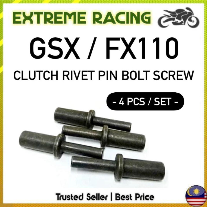Suzuki FX110 FX 110 / GSX 110 GSX110 Clutch Rivet Bolt Screw Set Clutch ...