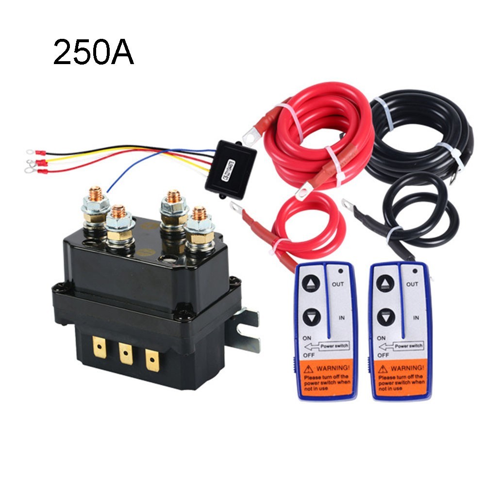 ⭐CuteBB⭐12V 250A/500A Winch Electromagnetic Contactor Relay Wireless ...