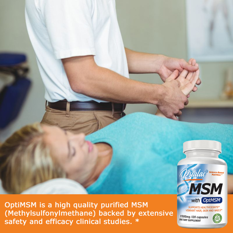 Doctor's Best MSM contains OptiMSM 30/60/120 capsules to promote joint ...