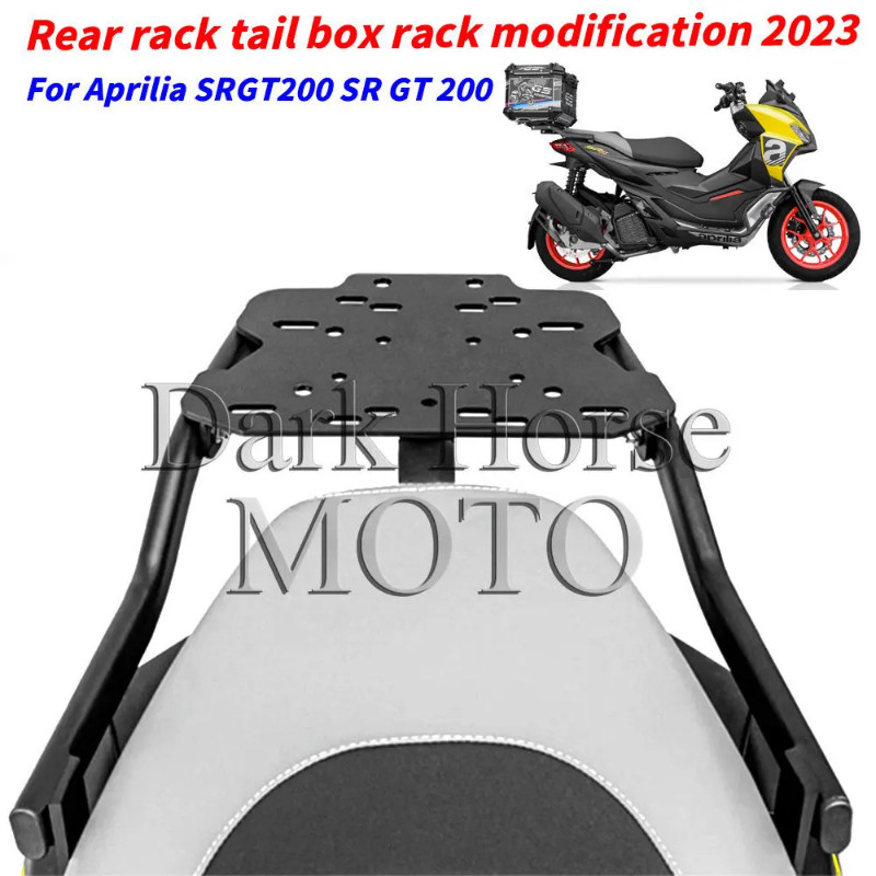 Scooter Rear Shelf Modified Aluminum Alloy Box Motorcycle Bracket ...