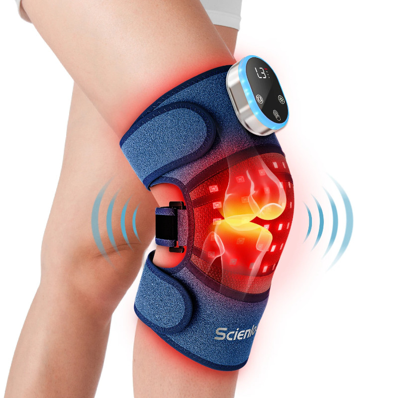 LED Light Therapy Joint Vibration Red Light Therapy Wireless Knee ...